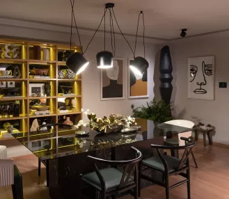 Residence Dining Room with Lutron - Jaime Navarro