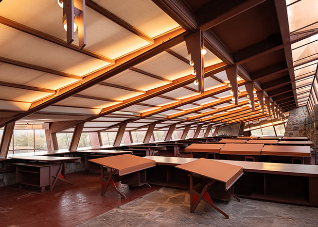 Taliesin West Drafting Room