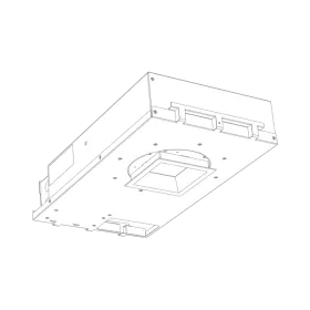 Ketra D3 Recessed Downlight sketch, ideal for new construction