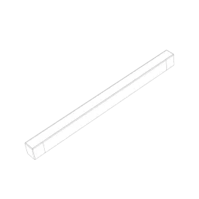 Ketra LS0 Lightbar Slim sketch, ideal for undercabinet lighting