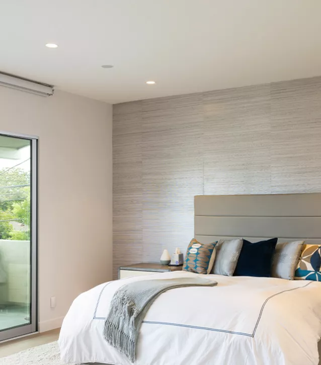 Residence Bedroom with Lutron - Hunter Kerhart