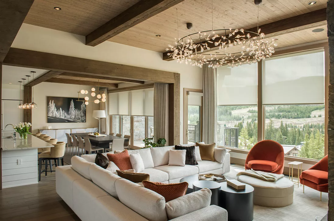 Residence Living Room with Lutron