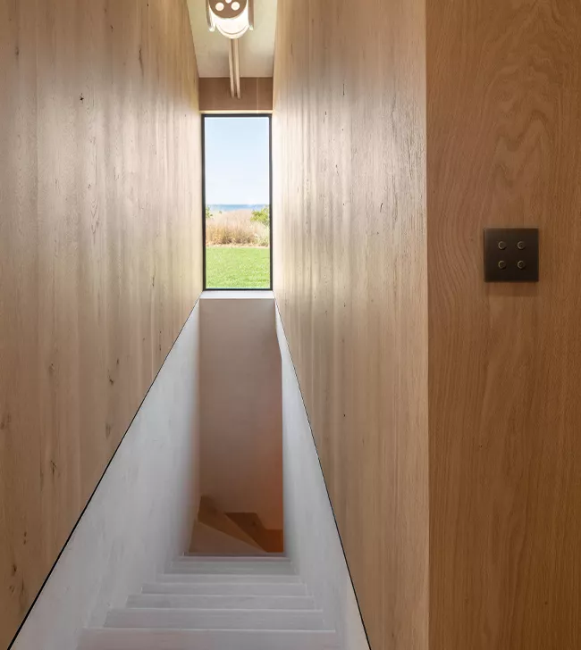 Barnhouse Hallway with Lutron - Magda Biernat