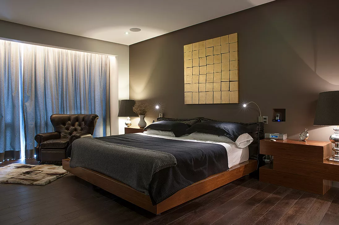 Latin America Bedroom with Lutron - Jaime Navarro