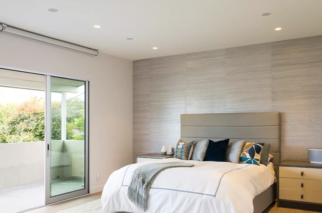 Residence Bedroom with Lutron - Hunter Kerhart